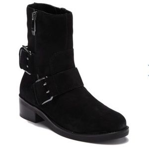 Marc Fisher Parole Suede Buckle Boot - size 9.5